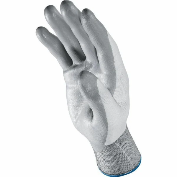Uvex Arbeitshandschuhe Phynomic Foam, 6005009, Aqua-Polymer-Schaum, Weiß-grau, Größe 9, 1 Paar 3