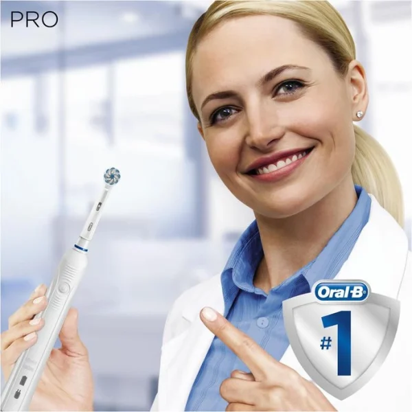 Oral B Oral-B Elektrische-Zahnbürste Pro 1 200, Weiß, Sensi UltraThin, 3 Putzmodi, Mit 1 Aufsteckbürste 8