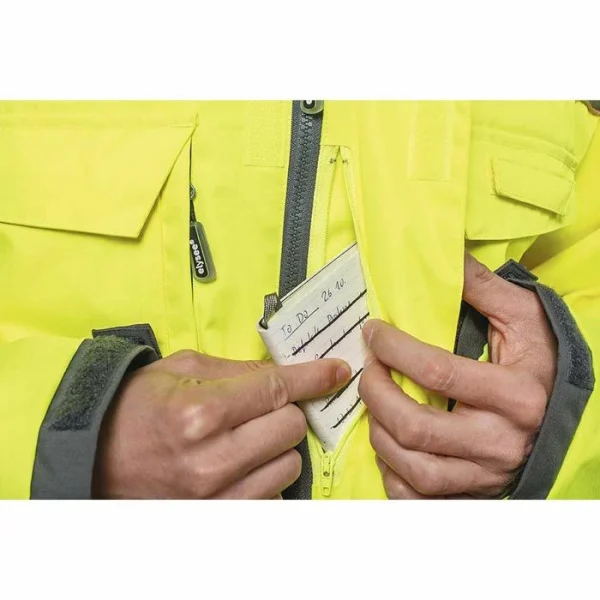 Elysee Arbeitsjacke RUFUS 2-in-1, 23429-3, Warnschutzjacke, Signalgelb, Wasserdicht, Größe XL 4