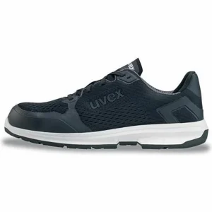 Uvex Sicherheitsschuhe 1 Sport 65988 S1, Halbschuhe, Unisex, Synthetik, Schwarz, Gr. 43 13