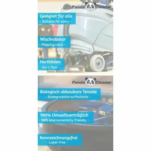 PandaCleaner Unterhaltsreiniger EA0772, Wischroboter-Reiniger, 1 Liter 15