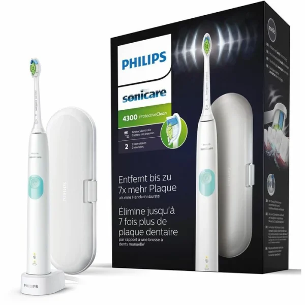 Philips Elektrische-Zahnbürste Sonicare, HX6807/28, ProtectiveClean 4300, 1 Putzmodus, Inkl. 1 Etui 1