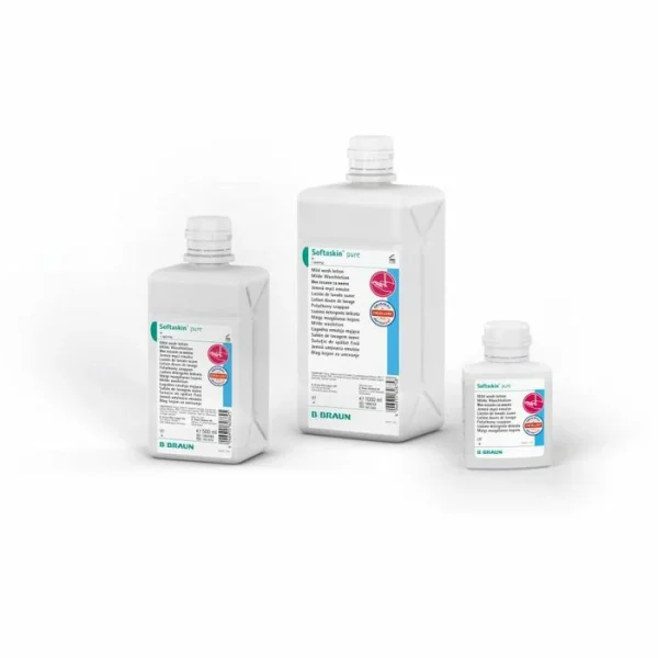 B. Braun B.Braun Seife Softaskin Pure Milde Waschlotion, Spenderflasche, Parfümfrei PH-hautneutral, 1 Liter 3
