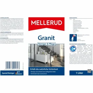 Mellerud Steinreiniger Granit Reiniger & Pflege, Spezialreiniger, Für Speckstein,1 Liter 15