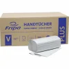 Fripa Papierhandtücher Plus, 1-lagig, Natur, Zick-Zack-Falz, 25 X 23 Cm, 5000 Stück 20