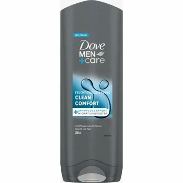 Dove Duschgel Men+Care 3-in-1 Clean Comfort, Für Männer, 250ml 1