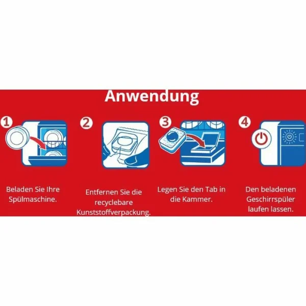 Somat Spülmaschinentabs All In 1, Kraftvoll Gegen Eingetrocknetes, 56 Tabs 7