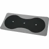 PowerDot Elektroden-Pads 2.0 Butterfly-Back-Pad, 15,3 X 28 Cm, Schwarz, 1 Stück, Druckknopf 17
