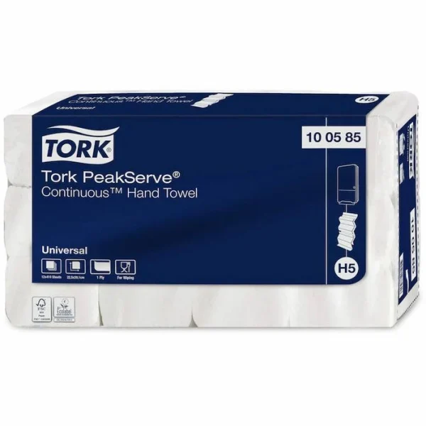 Tork Papierhandtücher PeakServe Endlos 100585 H5, 1-lagig, Interfold-Falz, 20,1 X 22,5cm, 4920 Stück 5