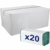CWS Papierhandtücher Basic 276200, Grün, 1-lagig, Lagen-Falz, 25 X 31 Cm, 3550 Stück 17