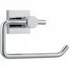 Tesa Toilettenpapierspender Hukk, 40246, Ohne Bohren, Metall, Für 1 Kleinrolle, Silber 19