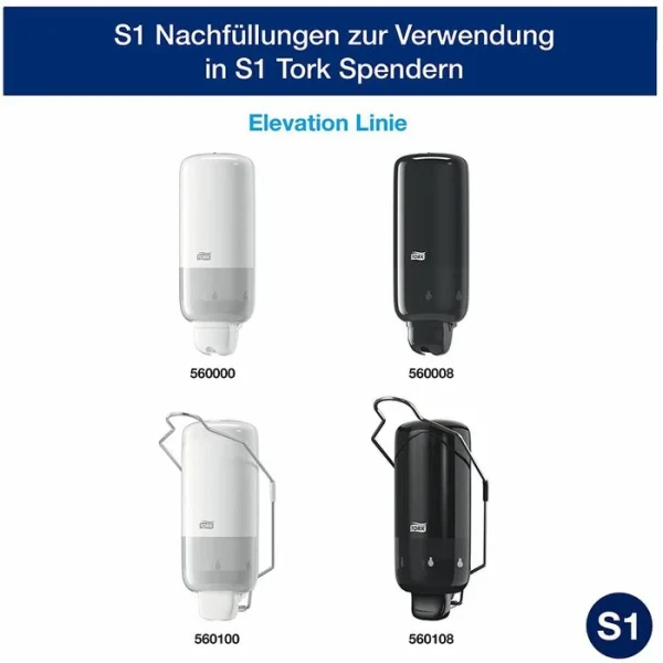 Tork Seife Premium Mild, 420501, S1, Flüssigseife, Nachfüller, 1 Liter 6