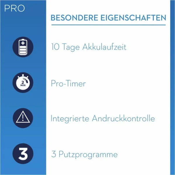 Oral B Oral-B Elektrische-Zahnbürste Pro 1 200, Weiß, Sensi UltraThin, 3 Putzmodi, Mit 1 Aufsteckbürste 6