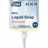 Tork Seife Premium Mild, 420501, S1, Flüssigseife, Nachfüller, 1 Liter 22