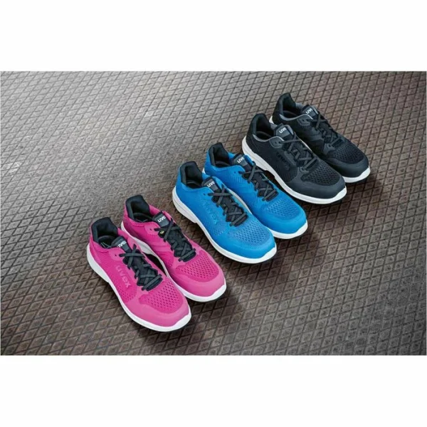 Uvex Sicherheitsschuhe 1 Sport 65988 S1, Halbschuhe, Unisex, Synthetik, Schwarz, Gr. 43 6