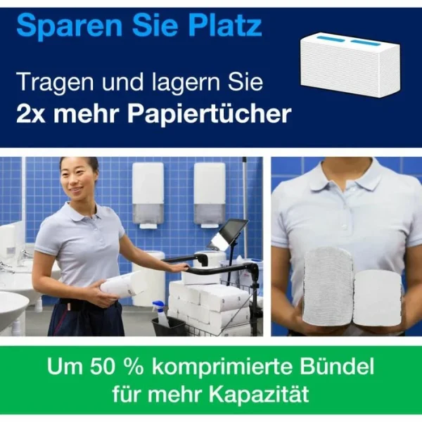 Tork Papierhandtücher PeakServe Endlos 100585 H5, 1-lagig, Interfold-Falz, 20,1 X 22,5cm, 4920 Stück 3