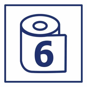 Tork Universal 1-lagig 6 Rollen Toilettenpapier 15
