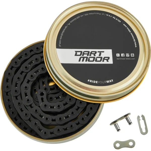 DARTMOOR Core Light Singlespeed Kette 1/8″ Schwarz 1
