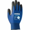 Uvex Arbeitshandschuhe Phynomic Wet, 6006009, Aqua-Polymer-Schaum, Blau-schwarz, Größe 9, 1 Paar 19