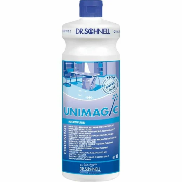 Dr.Schnell Universalreiniger Unimagic Microfluid, 00380, High-Tech-Reiniger, Konzentrat, 1 Liter 1