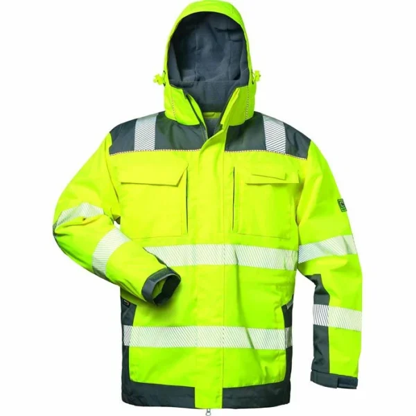 Elysee Arbeitsjacke RUFUS 2-in-1, 23429-3, Warnschutzjacke, Signalgelb, Wasserdicht, Größe XL 1
