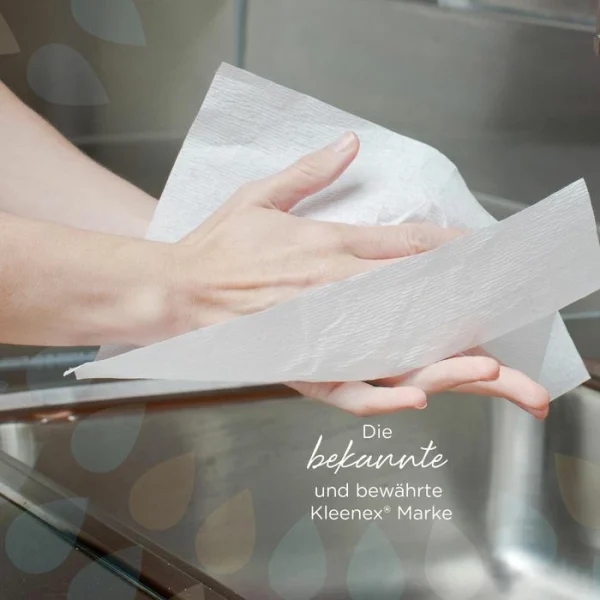 Kimberly-Clark Papierhandtücher Kleenex Ultra 1126, 1-lagig, Interfold-Falz, 22,5 X 26,0cm, 1260 Stück 3